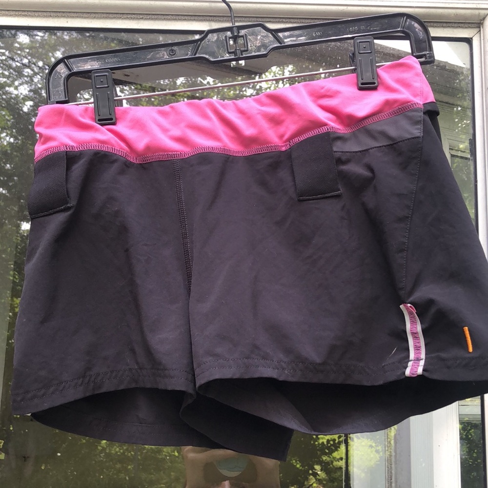 $6 add to bundle! Lucy black/pink shorts. Size small.